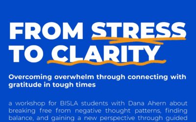 BISLA’s support system – from stress to clarity